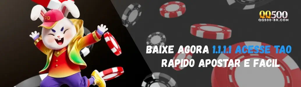 Banner de promoções QQ500 cassino com bônus exclusivos